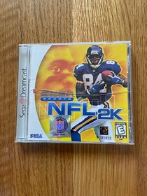 NFL 2K (Sega Dreamcast, 1999)  Complete in Box - CIB