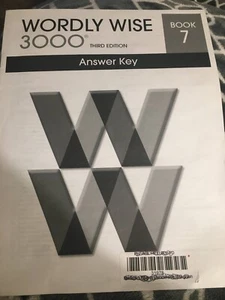 Wordly Wise 3000 Grade 7 Key **3rd Edition** - Bild 1 von 1