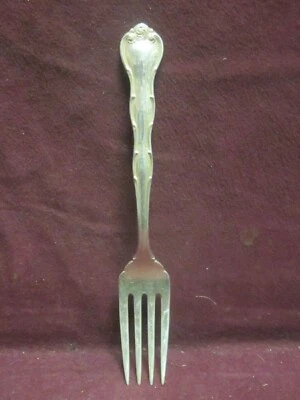 Tenedor ensalada Sterling Gorham RONDO 6 1/2" 39g sin monograma  Foto 1 de 4