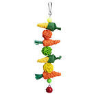 Parrot Toy Vivid Color Decorative Bird Handmade Multicolored Natural Chewing Toy
