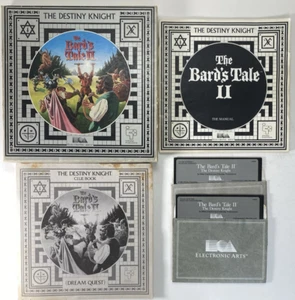 Commodore C64/128 The Bard’s Tale II: Box, Clue Book, Disks, and Manual Untested - Picture 1 of 21