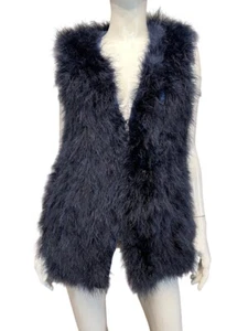 Ostrich feathers vest, M - Picture 1 of 4