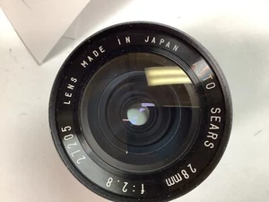 SEARS Wide Angle 28mm F2.8 Lens For M42 PENTAX Screw Mount Read - Picture 1 of 4