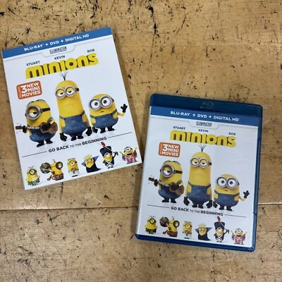 MINIONS BLU-RAY & DVD Sandra Bullock w sleeve UNIVERSAL - Image 1 of 4