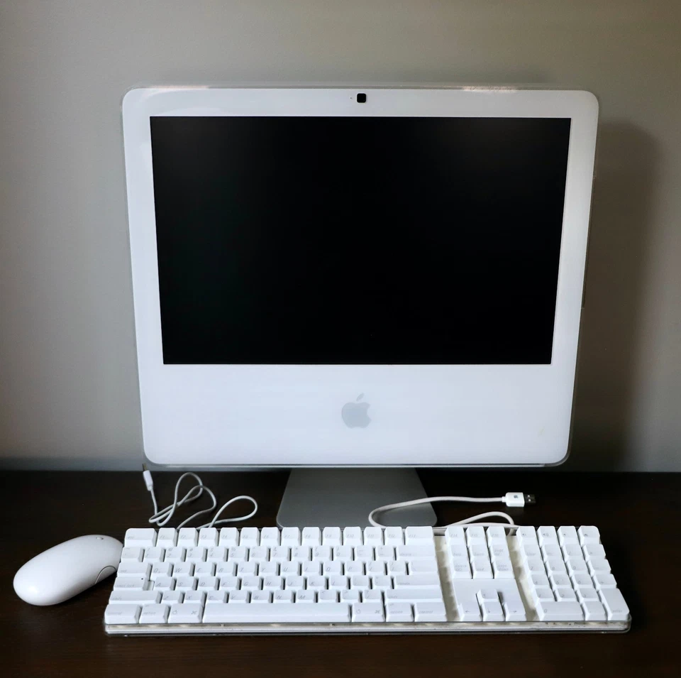 Apple iMac LEOPARD Core 2 Duo 1.83 17" MA710LL 2006 2GB RAM  512GB SSD TESTED - Image 1 of 4