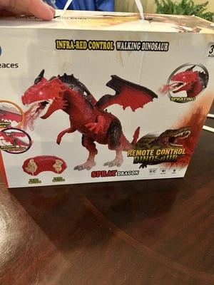 Remote Control Dinosaur, Betheaces Remote Control Red Dragon Toy - Image 1 of 4