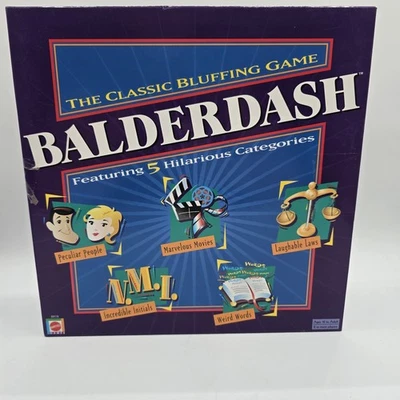 Vintage Balderdash Party Game by Mattel 2003 Edition Complete - Image 1 of 4