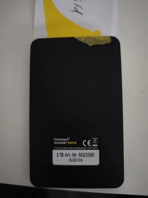 Intenso memory drive 2.5 inch 2TB external HDD black 16639 hours - Image 1 of 2
