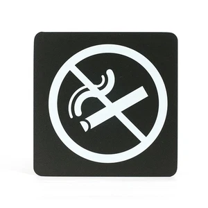 Piktogramm Rauchen Verboten Rauchverbot 16x16 CM Aufkleber Wegweiser Lokal Nicht - Bild 1 von 1