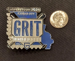 Cooperstown Baseball Trading Pin 2025 Kansas City Grit - Picture 1 of 2
