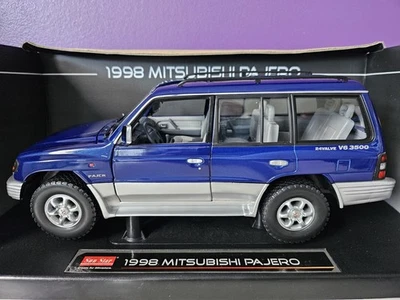 Mitsubishi Pajero Long V6 3.5 3500 1998 Bleu Royal Blue Pearl Sunstar 1/18 1223 - Photo 1/4