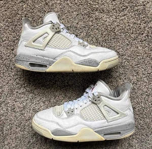 Nike Air Jordan 4 Retro White Oreo Size 6 Youth (Size 7.5 Women's) - Picture 1 of 7