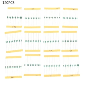 Elektronische Komponente Einfache Verwendung 1/4W Elektronischer Teil 120pcs - Afbeelding 1 van 22