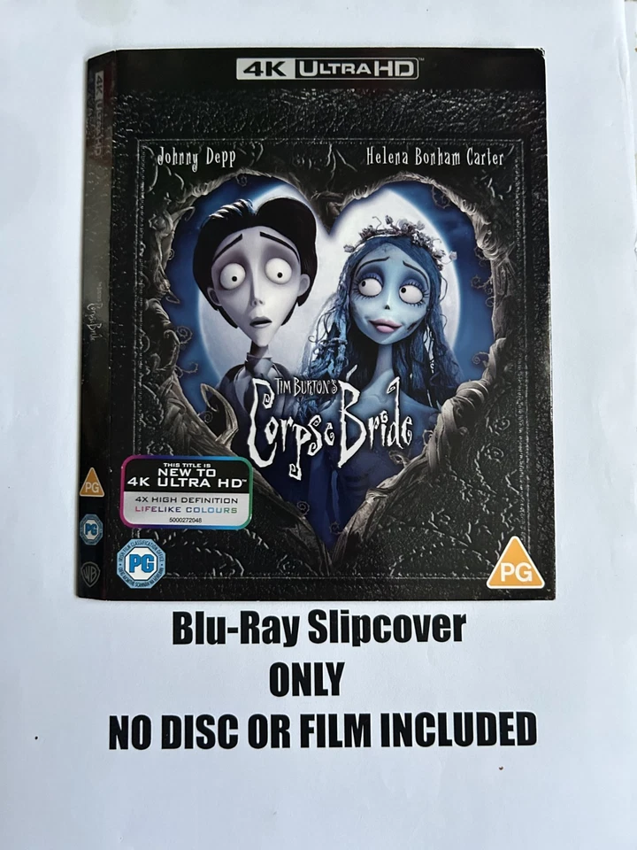The Corpse Bride 4k Blu-ray Slipcover ONLY (NO MOVIE INCLUDED) - Image 1 of 1