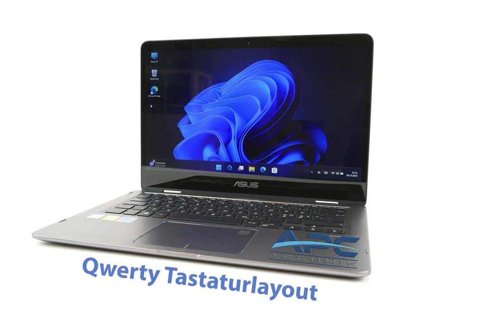 Asus Zenbook Flip 14 UX461 - 14 Zoll Notebook i5-8250U 8GB Ram 512GB SSD MX150 - Bild 1 von 4