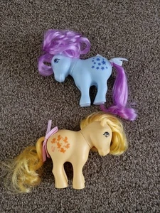 G1 My Little Pony 40th Anniversary Ponies Blue Belle And Butterscotch - Picture 1 of 5