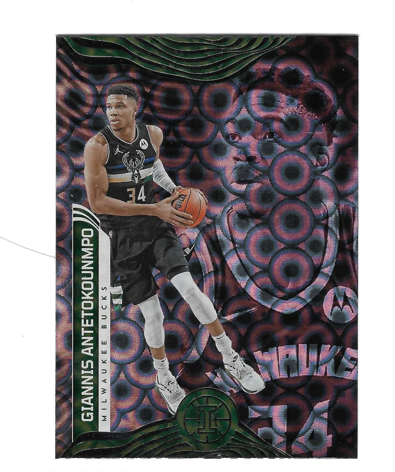 GIANNIS ANTETOKOUNMPO 2021-22 COLECCIÓN TROFEOS ILUSIONES ASIA PARALELO #49 $20 Foto 1 de 1