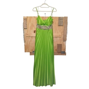 girly strapless lime green prom dress  - Picture 1 of 2