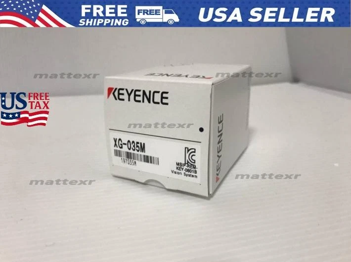 1PCS NEW KEYENCE CCD CAMERA XG-035M XG035M IN BOX BRAND - Image 1 of 4