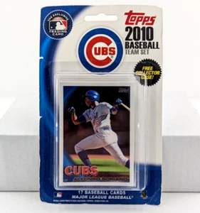 MLB Topps 2010 Chicago Cubs Factory Sealed Team Card Set & Case 17 Cards - NEW! - Picture 1 of 4