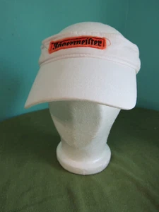 Jagermeister Visor Strapback White Liquor Drinking Adult Adjustable Hat Cap - Picture 1 of 8
