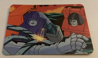 Vintage 1985 Hasbro Transformers Trading Cards Series 1 Autobots Decepticon #124 - Image 1 of 2