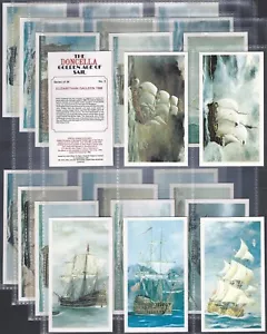 PLAYERS DONCELLA-FULL SET- GOLDEN AGE OF SAIL 1978 (T24 CARDS) EXCELLENT+++ - Picture 1 of 1