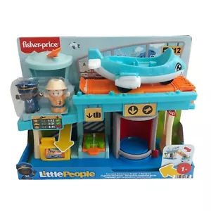 Fisher-Price Little People Toddler Toys Everyday Adventures Airport Playset with - Picture 1 of 2