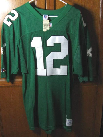 Philadelphia Eagles Randall Cunningham NFL Vintage Authentic Russell Jersey 44 Cover