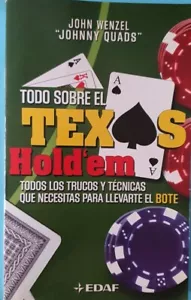 "TODO SOBRE El TEXAS HOLD'EM"- John Wenzel. EXCELENTE PRECIO - Imagen 1 de 4