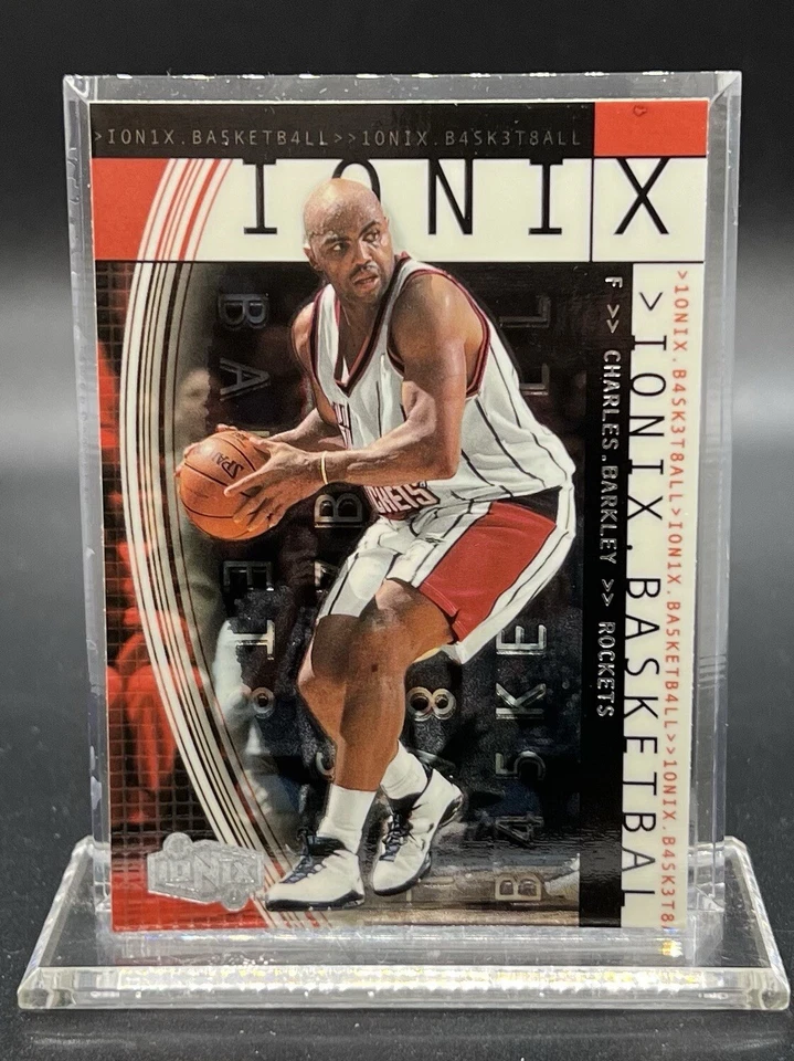 2000-01 Upper Deck Ionix #19 Charles Barkley Houston Rockets HOF 76ers - Image 1 of 2