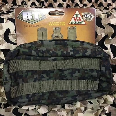 NUEVO BT CREMALLERA Chaleco Molle Grande Bolsa Paintball - Woodland Digi Camo (36732) Foto 1 de 4