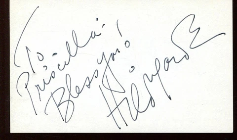 HILDEGARDE autograph SIGNED 5479 Cover