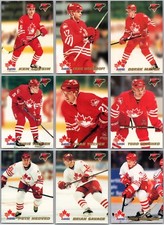 1993-94 O-PEE-CHEE PREMIER TEAM CANADA INSERT CARDS - PICK SINGLES - FINISH SET 