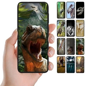 For Samsung Galaxy Series - Dinosaur Theme Print Mobile Phone Back Case Cover #5 - Picture 1 of 13