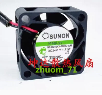 1PC SUNON MF40202VX-1000U-A99 24V 1.11W 4cm silent cooling fan - Image 1 of 2