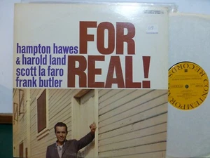 HAMPTON HAWES HAROLD LAND SCOTT LA FARO FRANK BUTLER FOR REAL NM LP - Picture 1 of 1