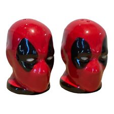 Zak Marvel Deadpool Salt  Pepper Shakers Ceramic Marvel Licensed Collectible