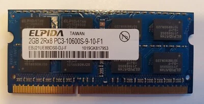 Laptop Ram Memory 1GB & 2GB PC2-6400S, 2GB PC3-10600S - Image 1 of 4