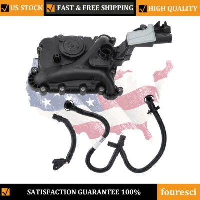 Para Audi S4 2010 2011 2012 3,0 L Supercargador Separador de aceite PCV Válvula Ventilación Borde Foto 1 de 4