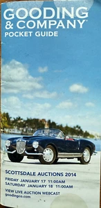 Scottsdale Auktionen 2014 Gooding Company Pocket Guide - Bild 1 von 2