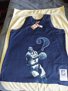 Georgetown Hoyas Jersey Allen Iverson The Answer Mitchell & Ness Mens XL 76ers - Picture 1 of 10