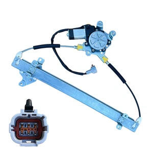 Window Regulator With Motor 6 Pin Front Left for Nissan Xtrail T30 2001-2007 - Picture 1 of 4