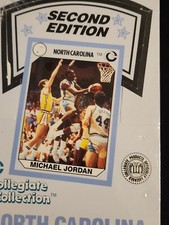 1990 North Carolina Tar Heels Collegiate Collection 2nd Edition Sealed Wax Box