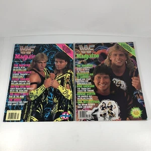 WWF Magazine Wrestling Lot The Rockers March 1991 & August 1989 Shawn Michaels - Picture 1 of 18