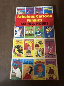 Fabulous Cartoon Funnies 6 Full Hours VHS 1992 Popeye Superman Casper Daffy - Picture 1 of 8