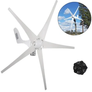 PALA EOLICA GENERATORE EOLICO TURBINA A TRIFASE 500W 12V 5 PALE TURBINA EOLICA - Foto 1 di 12