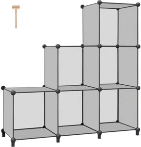 Cube Storage 6-Cube Book Shelf Storage Shelves Closet Organizer Cube Organizer - Picture 1 of 7
