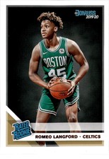 2019-20 Donruss Rated Rookie #213 Romeo Langford Celtics RC