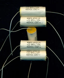 Condensador CDE Cornell Dubilier 4P22 Axial 220nf 5 piezas 0.22uF 400v vintage NOS - Imagen 1 de 1